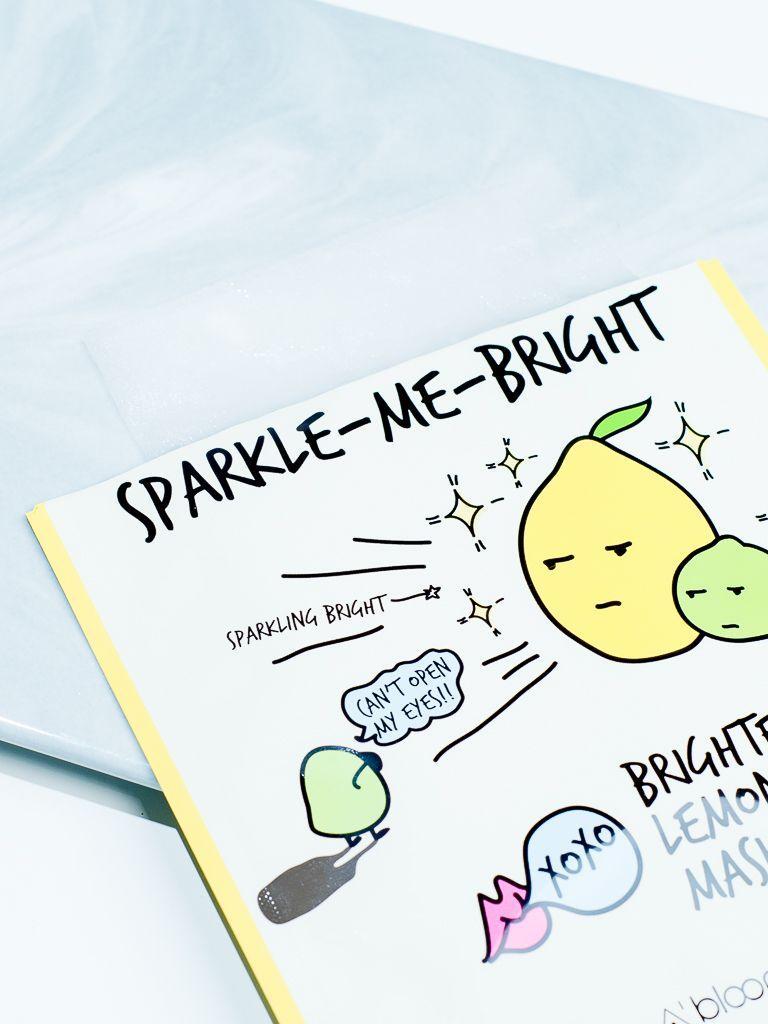 Sparkle-Me-Bright Brightening Lemon Lime Mask (10 Sheets) A'BLOOM 